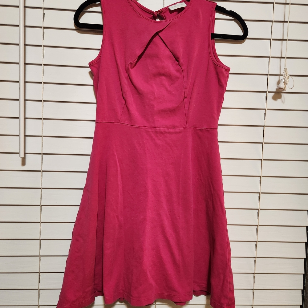 New York & Company Pink Sleeveless Mini Dress
